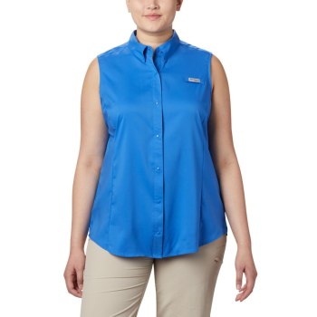 Dámské Košile Columbia PFG Tamiami Sleeveless Plus Size Blankyt QJUTCH624